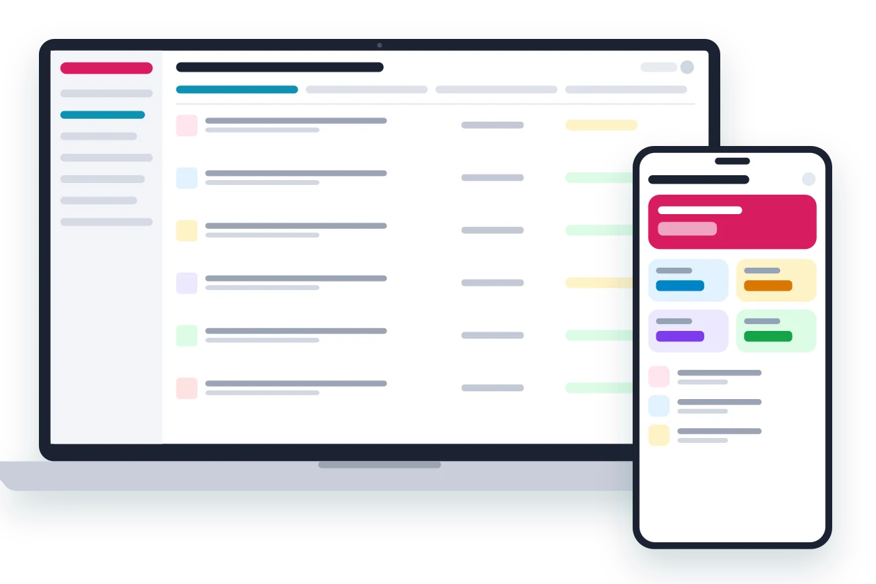 Seller dashboard on a laptop and a phone