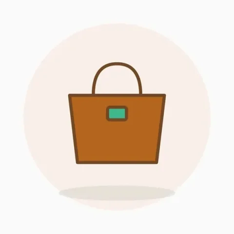 Structured Tote Handbag